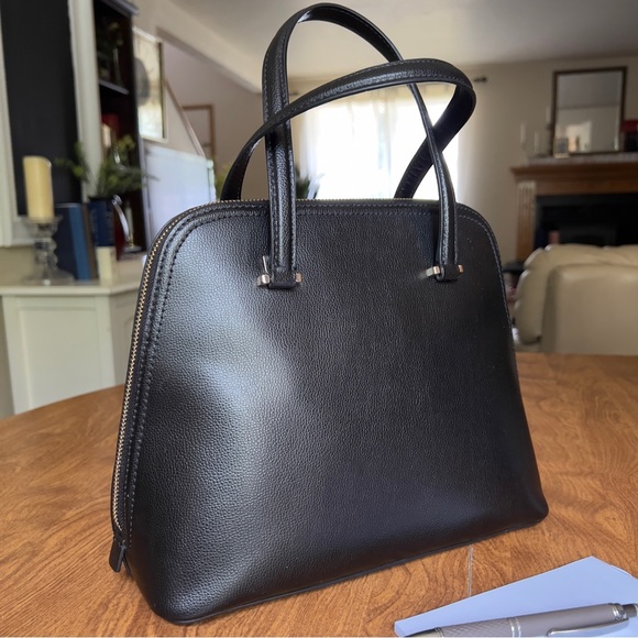 Kate Spade New York Women’s Black Leather Patterson Drive Meduim Satchel Handbag - Picture 5 of 12